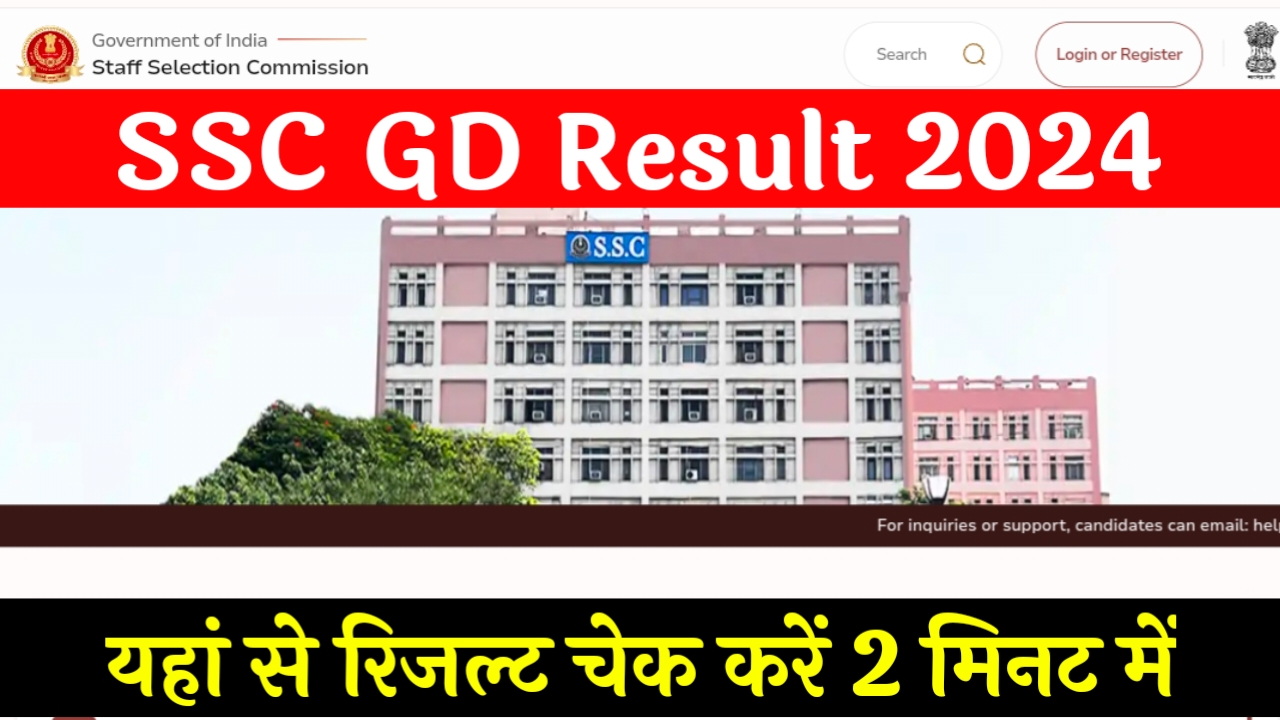 SSC GD Result 2024